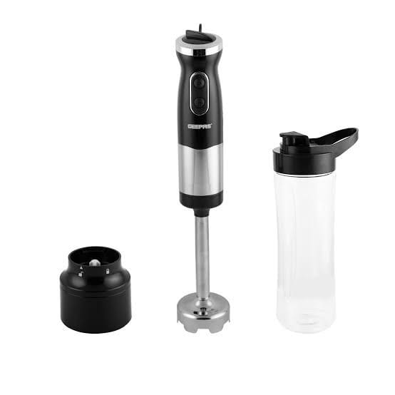 Geepas 500W Multi-Hand Blender - 2 Speed with 4 Leaf Blade for Chopper/Food Processor, GHB43036