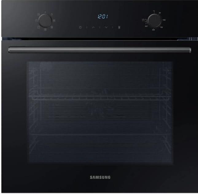 Samsung NV68A1140BK 60cm (68 Litre) Built-in Electric Oven, Catalytic Cleaning, Black Glass