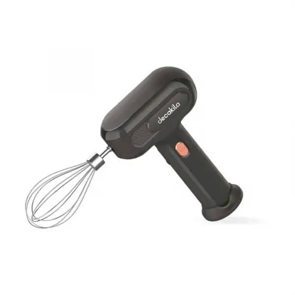 Decakila Cordless Hand Mixer, 25 Watts, 1500mAh, 3 Speeds, KMMX018V