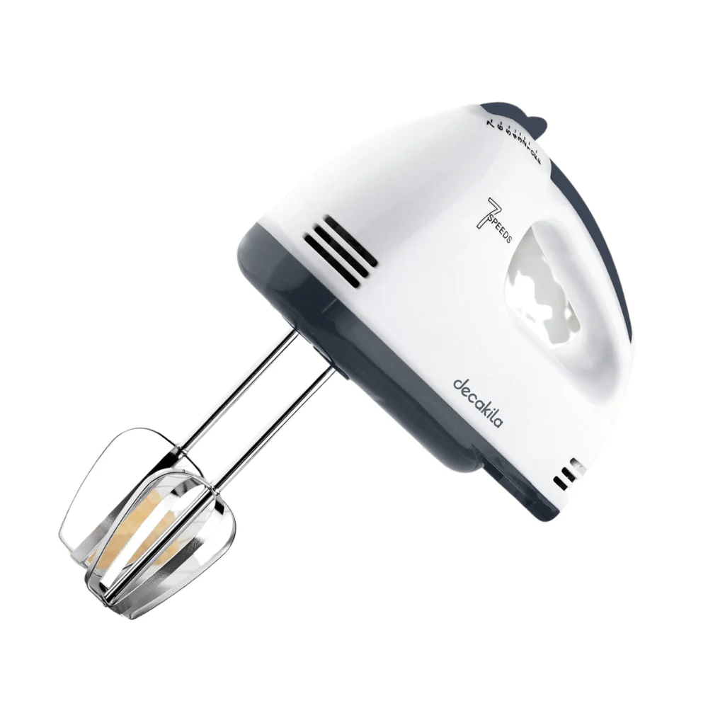 Decakila Hand Mixer, 120 Watts, 7 Speeds, KEMX016W