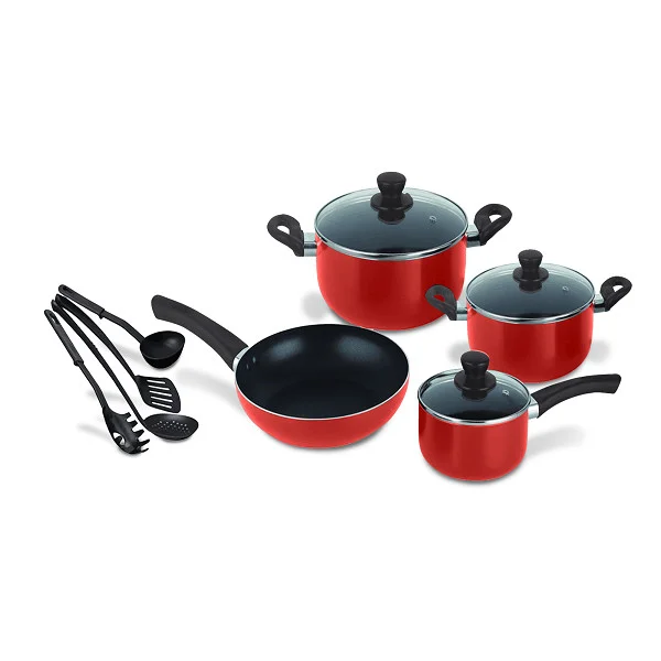 Decakila  11pc, Aluminum Cookware set, KMEP006B