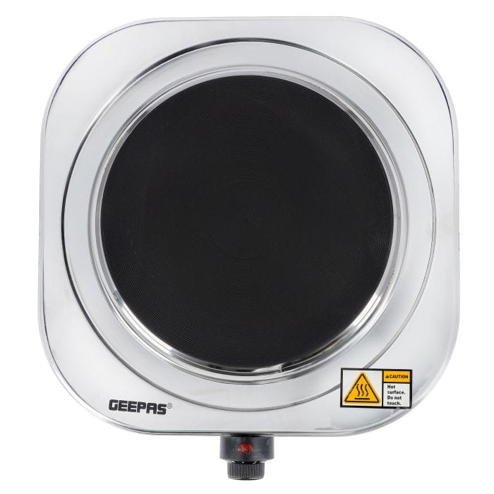 Geepas Stainless Steel Single Hot Plate, 1500W, GHP32023