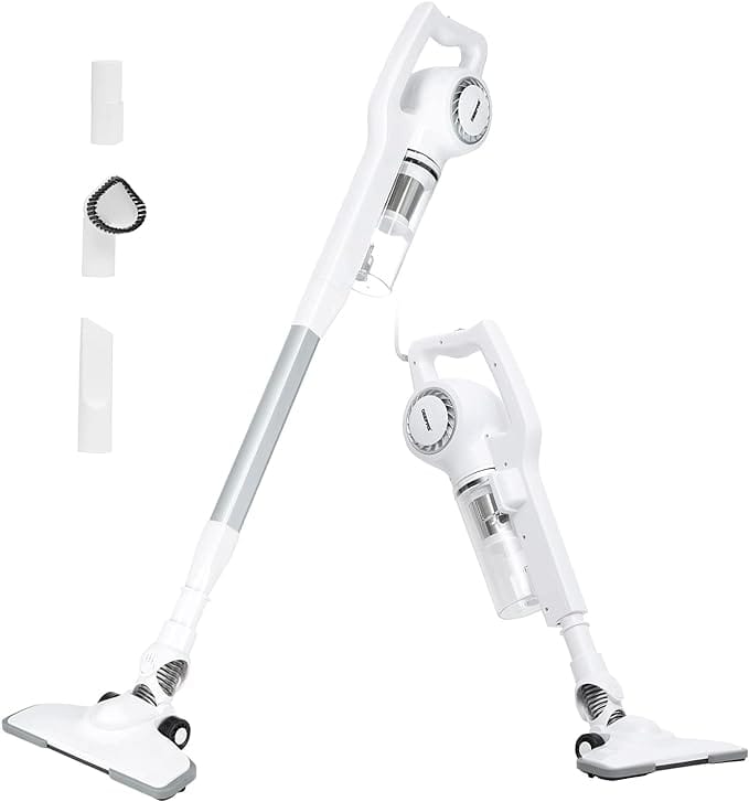 Geepas 2-in-1 Cordless Stick Handheld Vacuum Cleaner, 600w Motor, 0.9L Dust Bag, GVC2596