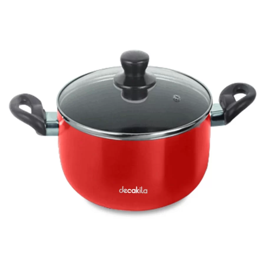 Decakila  9.5 inch, 1.3 kg, 2.3 mm Thick, Aluminum Casserole, KMEP009B