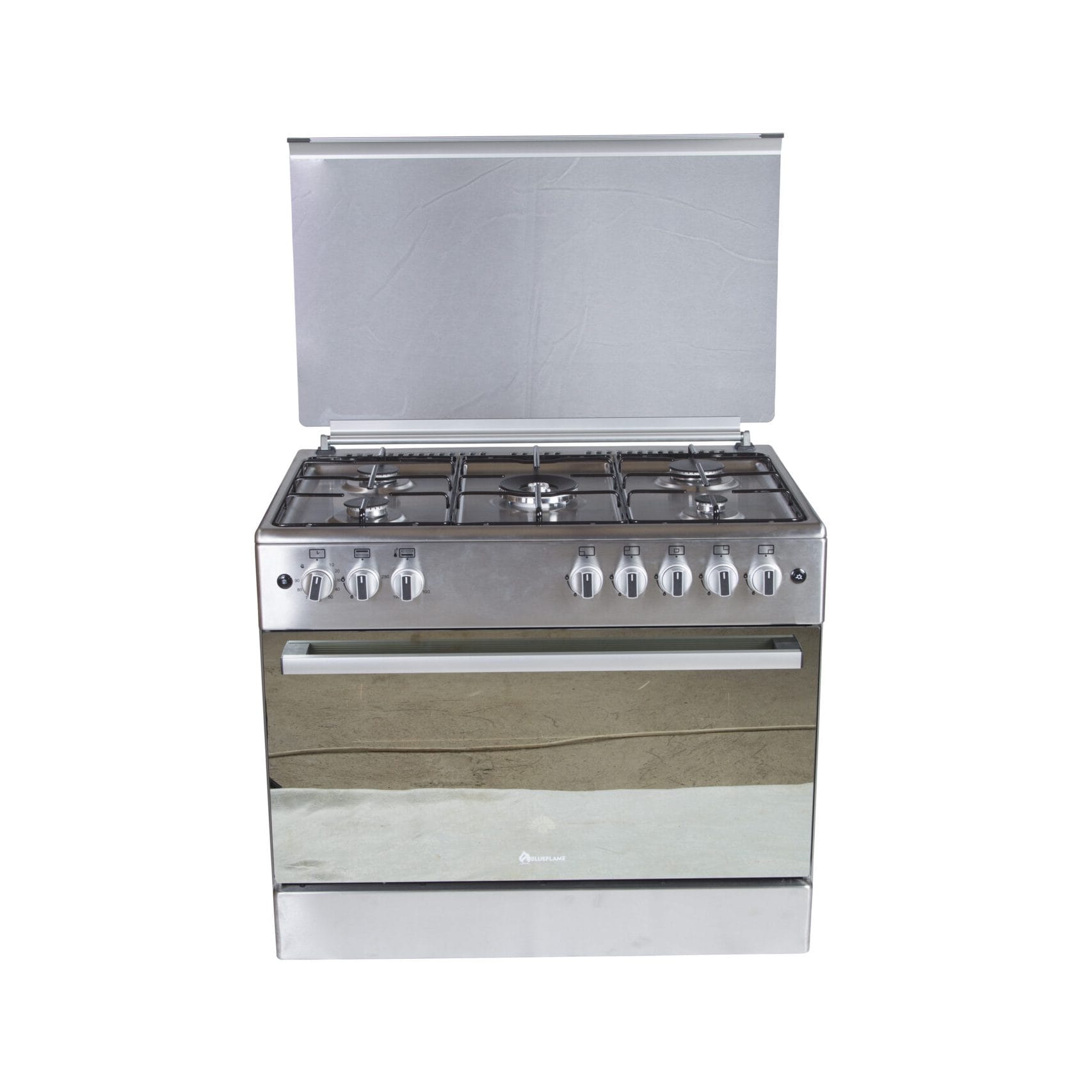 BlueFlame 90*60cm Full Gas Cooker, 5 Burners with Gas Oven & Grill, ET905GR – 90