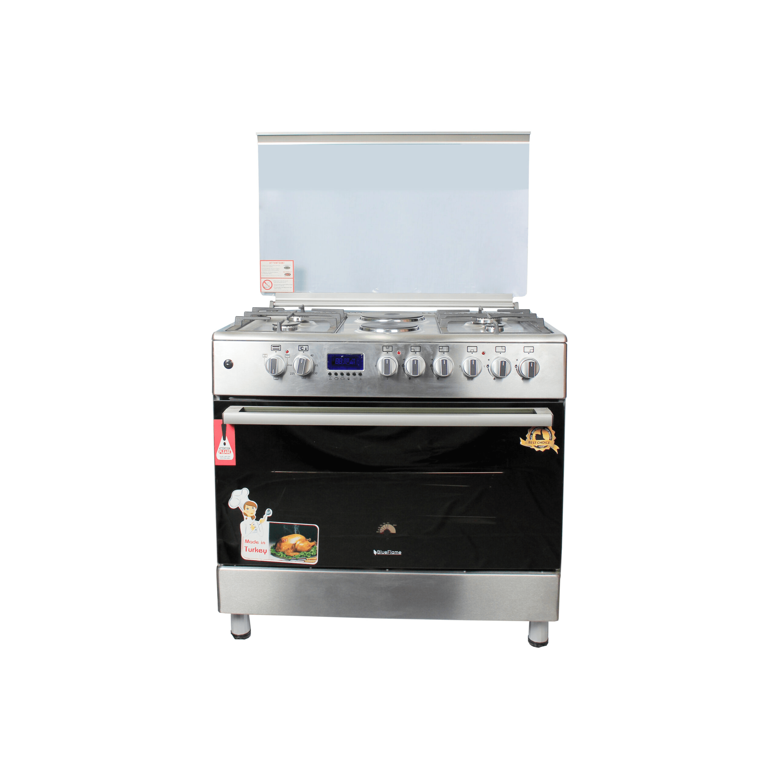BlueFlame Diamond Cooker, 90x60cm, Inox, Stainless Steel, E9042ERF