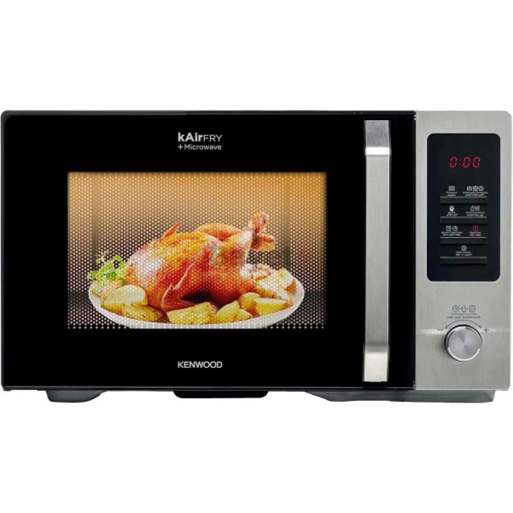 Kenwood 30L 4-in-1 Microwave Oven + Air Fryer + Grill + Convection with 19 Preset Programs, 5 Power Levels, Defrost Function, Timer, 1000w, MWA30.000BK