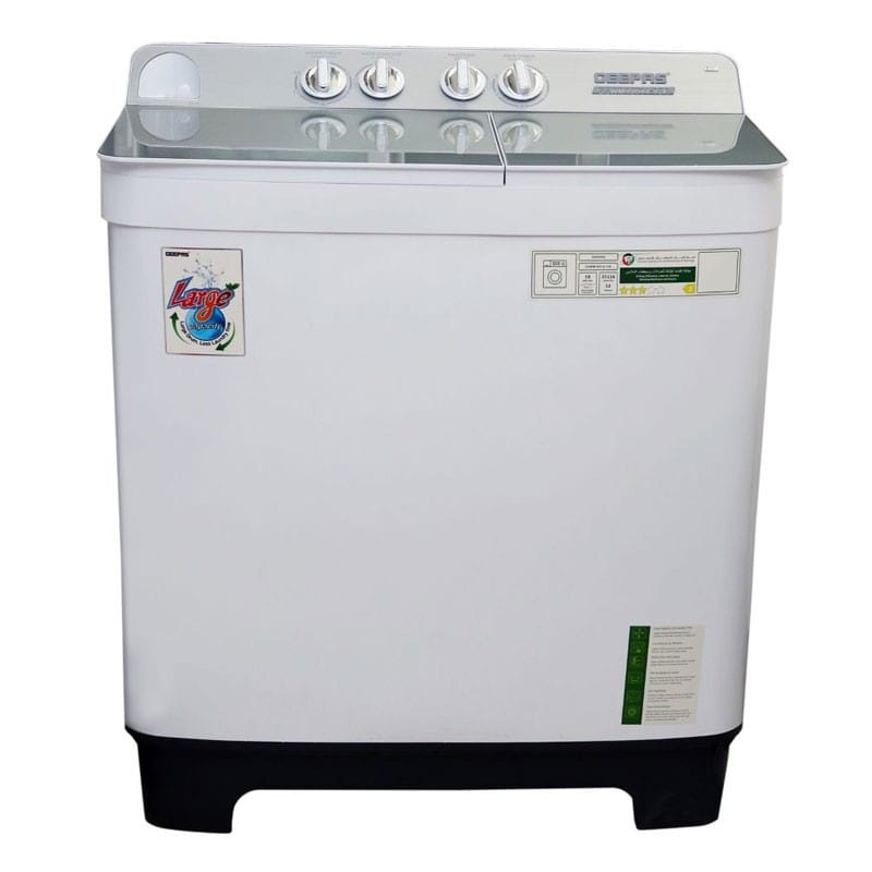 Geepas 13 Kg Twin Tub Semi-Automatic Washing Machine, GSWM6467