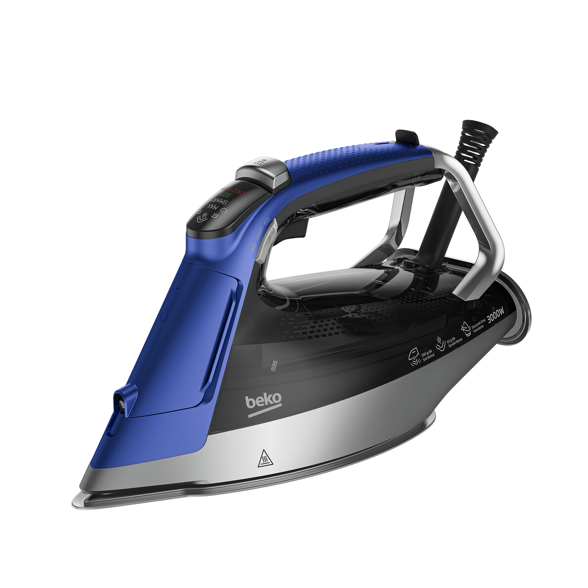 Beko  Steam Iron, SuperGlide Ceramic Soleplate, 3000W, SPA9130B