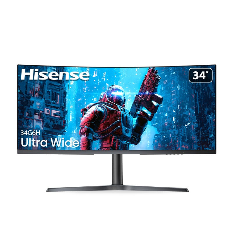 Hisense 34-inch G6H Curve Ultrawide Gaming Monitor, 165Hz