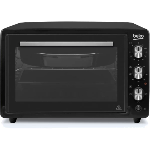 Beko 34L Mini Oven With Rotisserie, Black, BMO3431BUK