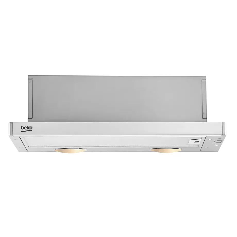 Beko 60cm Built-in Cassette Hood, CTB 6250 XH, Cooker Hood (Telescopic, 60 cm)