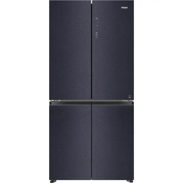 Haier 525 Litres (Net 469L) 4-Door Side by Side Refrigerator, HRF-525MB, Total No Frost Fridge, Twin Inverter Compressor, Touch Display, Black Gemstone