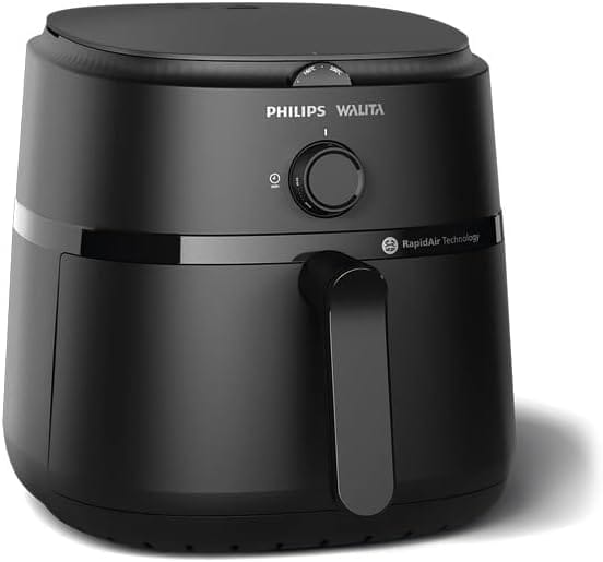 Philips Airfryer XL - 6.2L, 1700W, Analogue, 12 Cooking Functions, Rapid Air Technology, Black - NA130/00