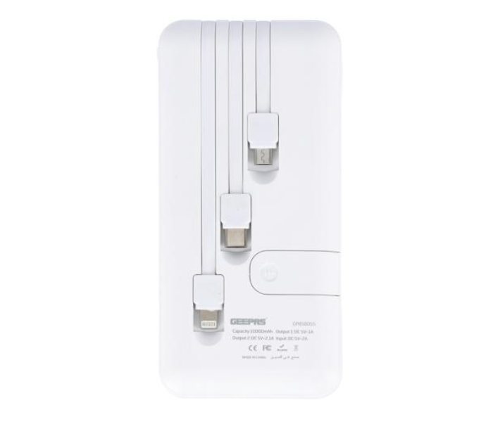 Geepas GPB58055 10,000mAh Portable Power Bank