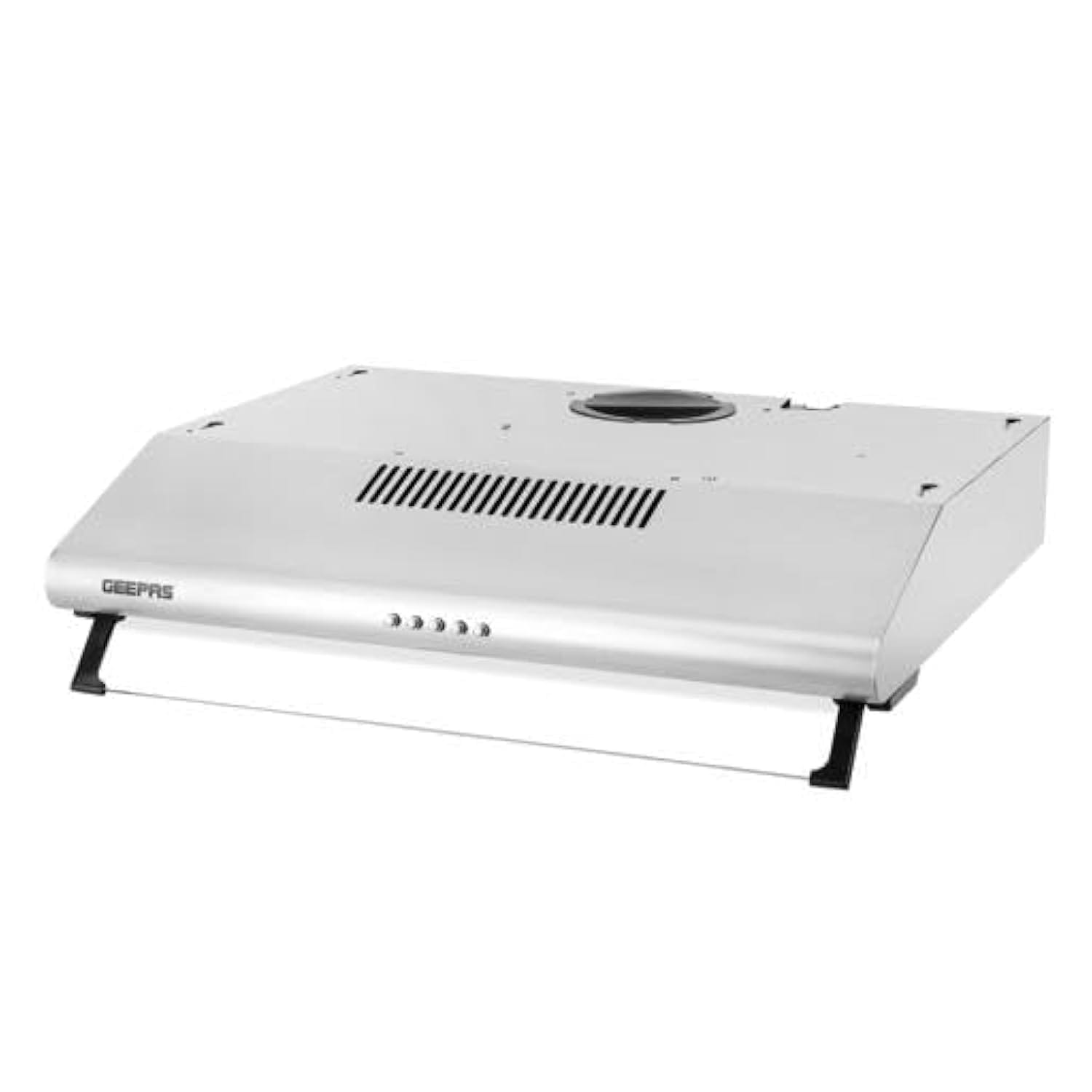 Geepas 60cm Slim Hood with Charcoal Filter- GHD611CS/ Sleek and Stylish Design, Powerful Suction, and Adjustable Speed Setting