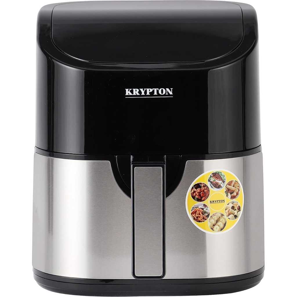 Krypton KNAF6227 1500W Digital Air Fryer 3.5L - Hot Air Circulation Technology for Oil Free Low Fat Dry Fry Cooking Healthy Food - Non-Stick Basket, Overheat Protection
