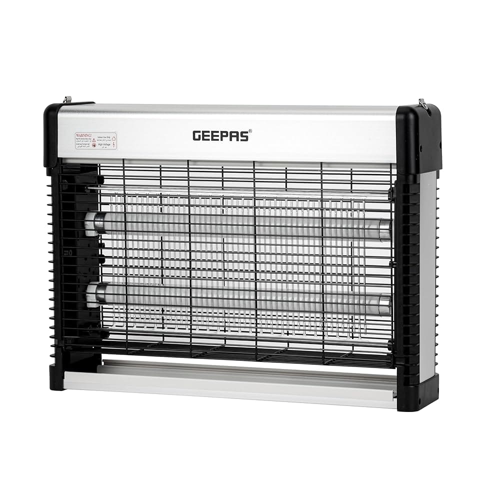 Geepas GBK1133N Fly and Insect Killer | Powerful Fly Zapper 20W UV Light | Professional Electric Bug Zapper, Insect Killer