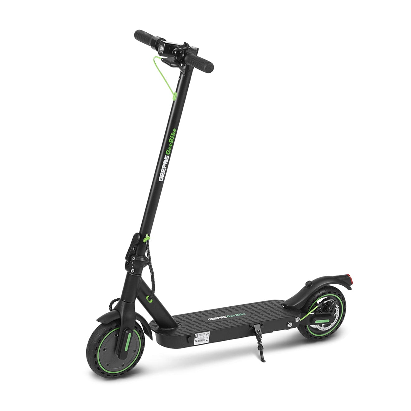 Geepas GeeBike 10" Electric Scooter with Suspension- GEST63087/ Smart and Fast, Foldable, Digital LED Display, Brake Lights/ Adjustable Speed Control
