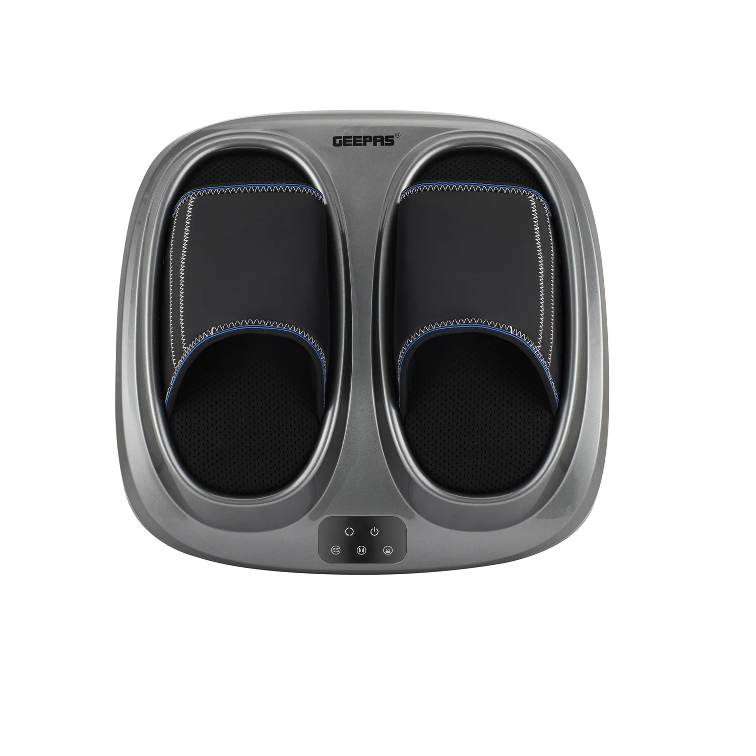 Geepas 4-in-1 Foot Massager- GM86098UK/ 3 Modes, 3 Speed Function, 15 Minutes Timer, 3 Kneading Speeds, Tapping and Massage, Foot Size/Relieves Pain, Fatigue, Improves Blood Circulation.