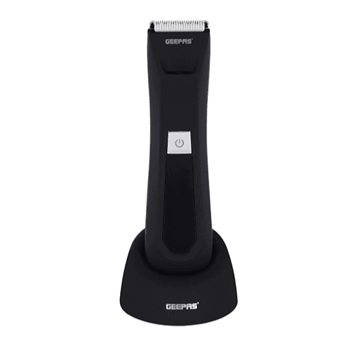 Geepas Water Proof Body Trimmer, Ceramic Moving Blade & Stainless Steel Fixed Blade, PX5 Waterproof, 2 Speed, GTR57519UK
