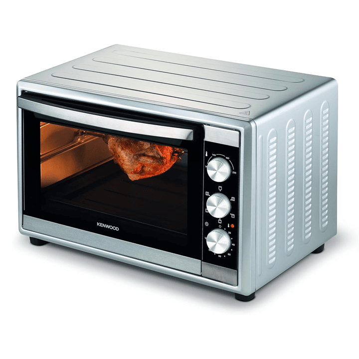 Kenwood Oven, 2200W, 70L, Grill, Double Glass Door, Rotisserie Function, Convection Function, 60 Minutes Timer, 6 Adjustable Cooking Positions, Rotisserie Attachments, MOM70.000SS, Silver