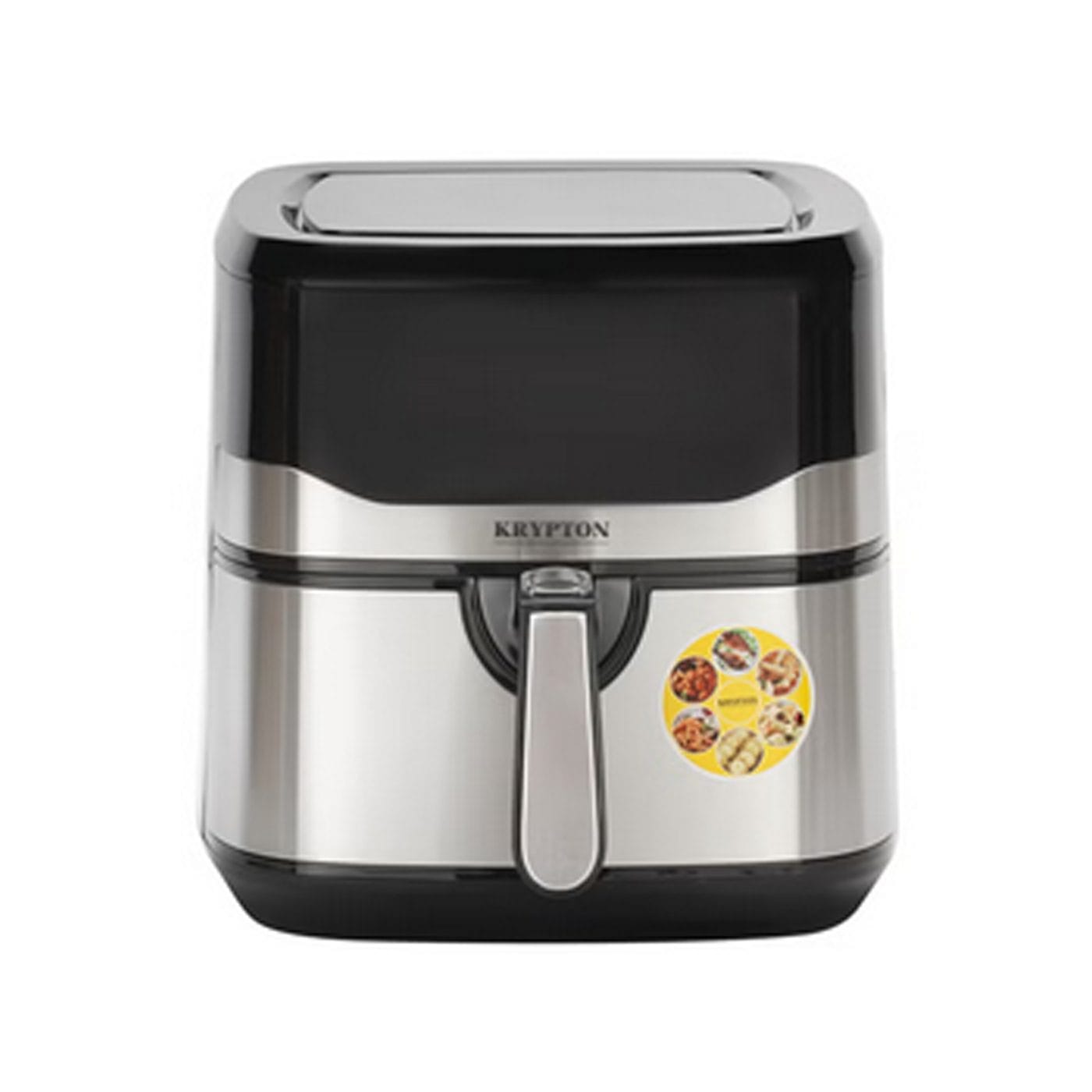 Krypton Digital Air Fryer, 7.5L Capacity, 5.5L Inner Basket, 1600 W, VORTEX Air Frying Technology, Oil Free Cooking, Digital Display & Touch Screen, Black | KNAF6358N