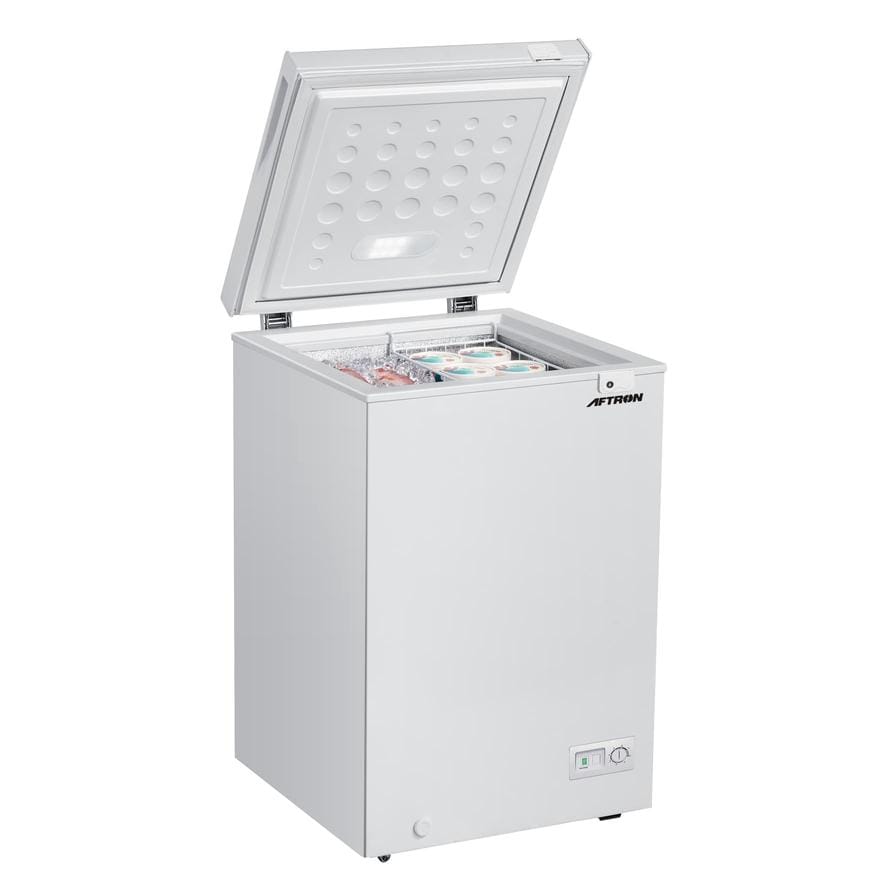 Aftron 150L Chest Freezer, White Color, AFF1550HST