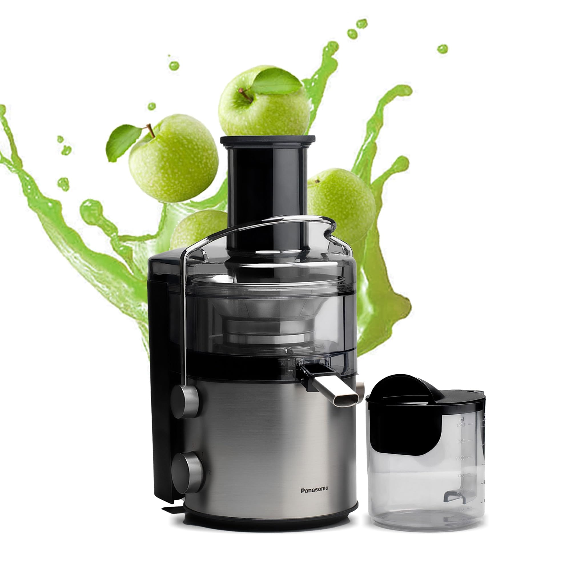 Panasonic 1000W Juicer with Full Metal spinner for Maximum Juice extraction; 2.0L Large capacity - MJ-CB600
