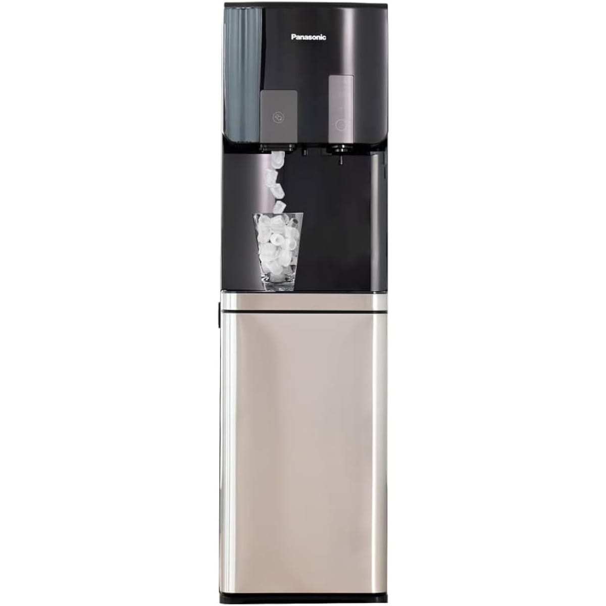 Panasonic 2-in-1 Bottom Loading Water Dispenser with Ice Maker, SDM-WD4534BG, Auto ice Making, Dual Touchless, Big Ice Capacity, UV LED Sterilization, Touch Pad Dispensing
