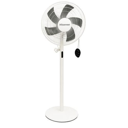 Hisense 16-inch Pedestal Stand Fan with Remote, Oscillation, Timer & Sleep Function, 55w, HSF40WE58DR
