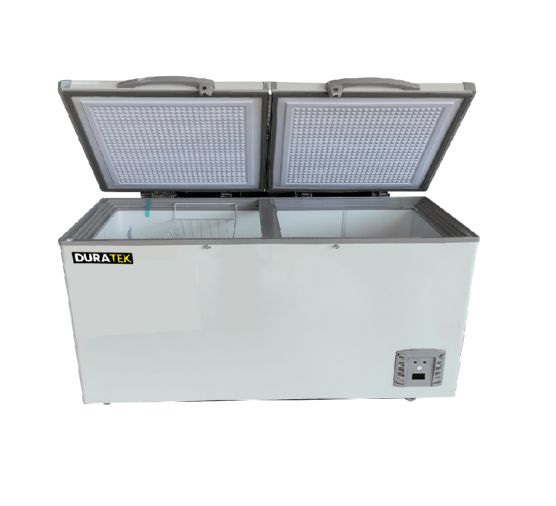 Duratek Chest Freezer I DTCHJJCF388WH1D 388 Ltrs Double Door White
