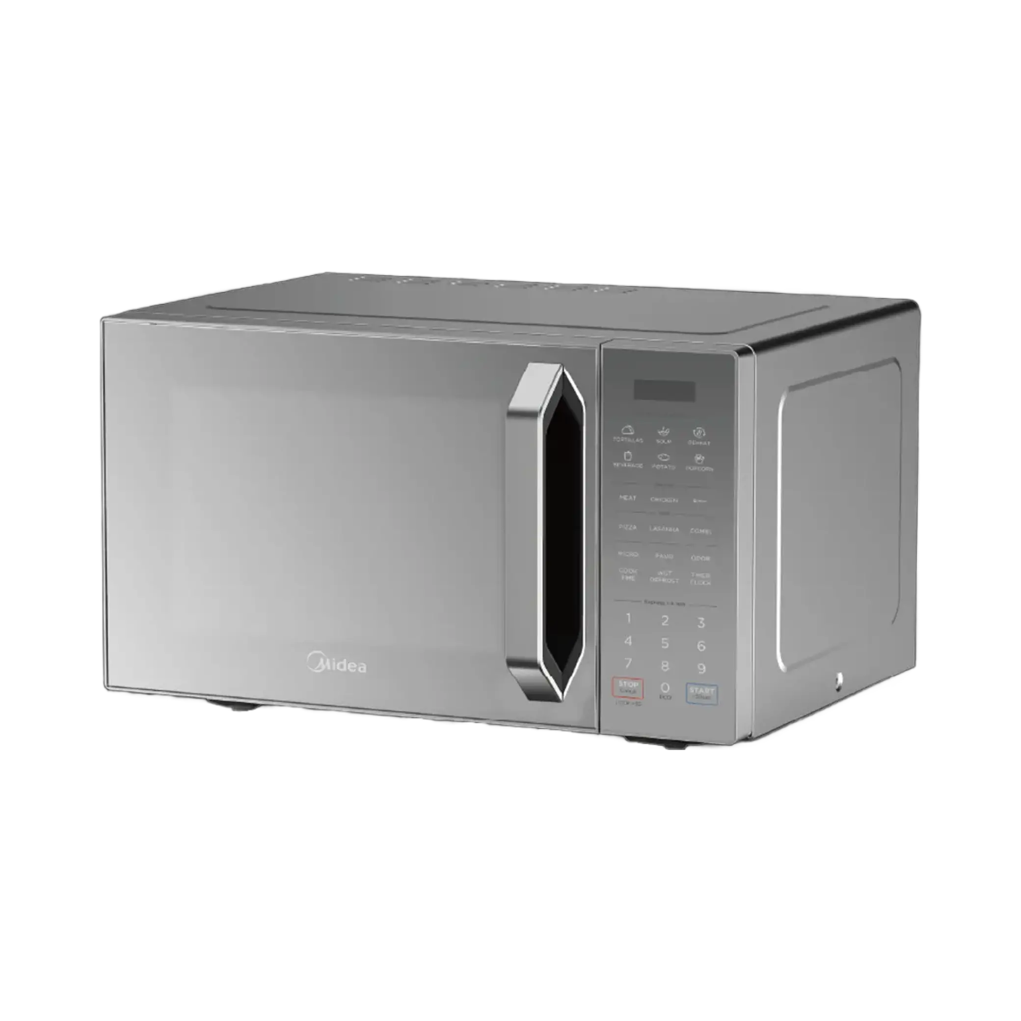 Midea Microwave Oven 25L 800W with Grill – EG8P022MX‑S (Silver Panel)
