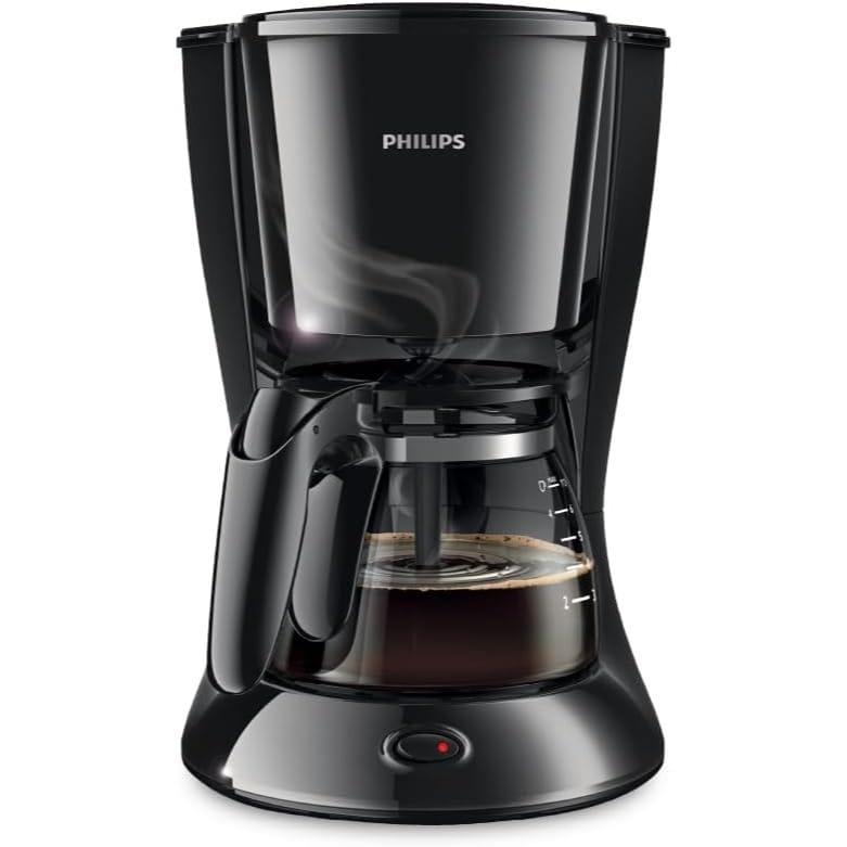 Philips Drip Coffee Maker HD7432/20, 0.6 L, Ideal for 2-7 cups, 750W, Black, Medium