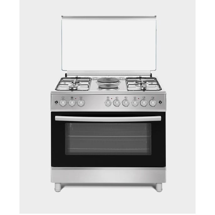 Duratek Cooker 4 Gas 2 Electric Wide Oven DTC9042STK