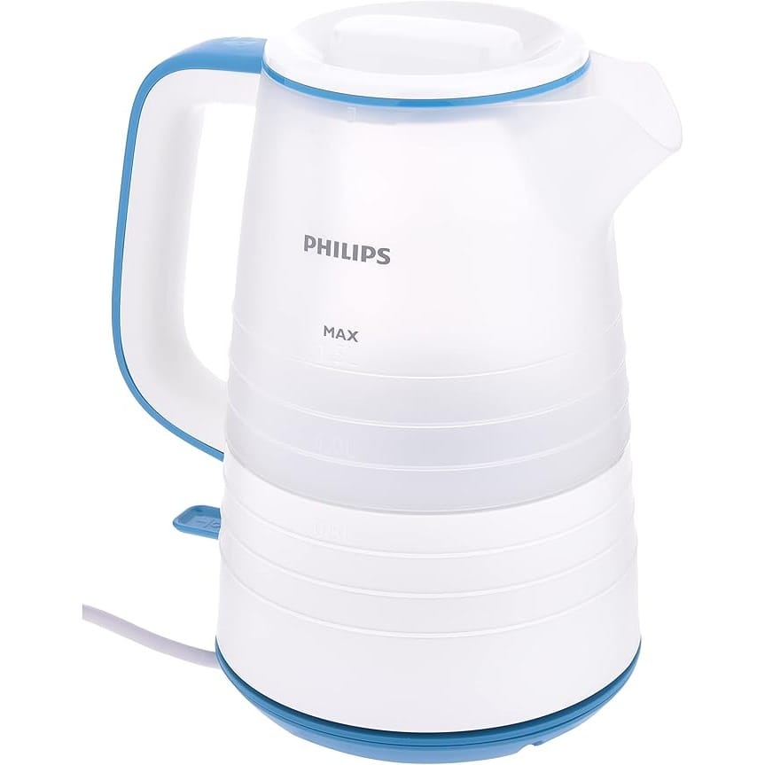 Philips 1.5 Liter Daily Collection Kettle - HD9334/12, White, Plastic