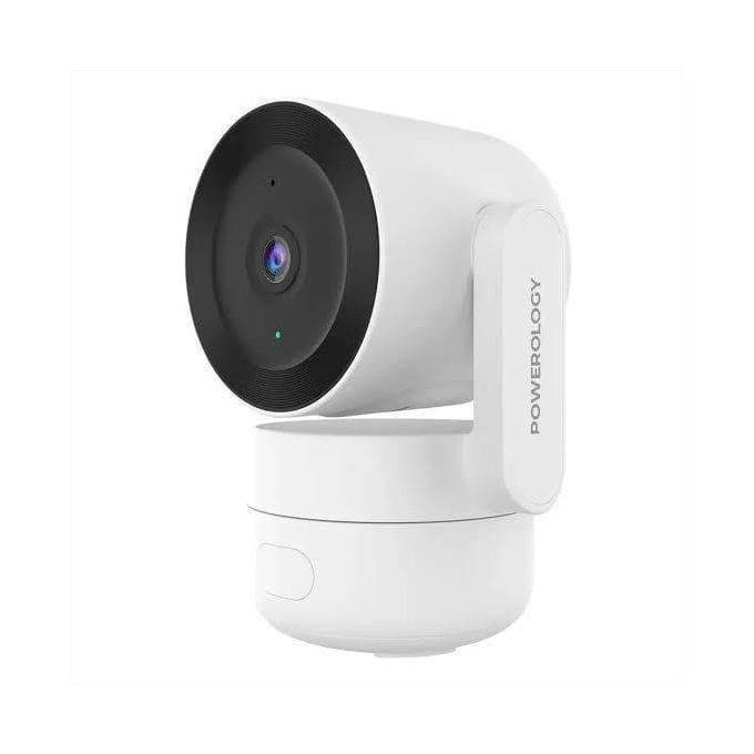 Powerology 4MP Indoor PTZ Smart Camera – 1440P, AI Motion Detection & Night Vision