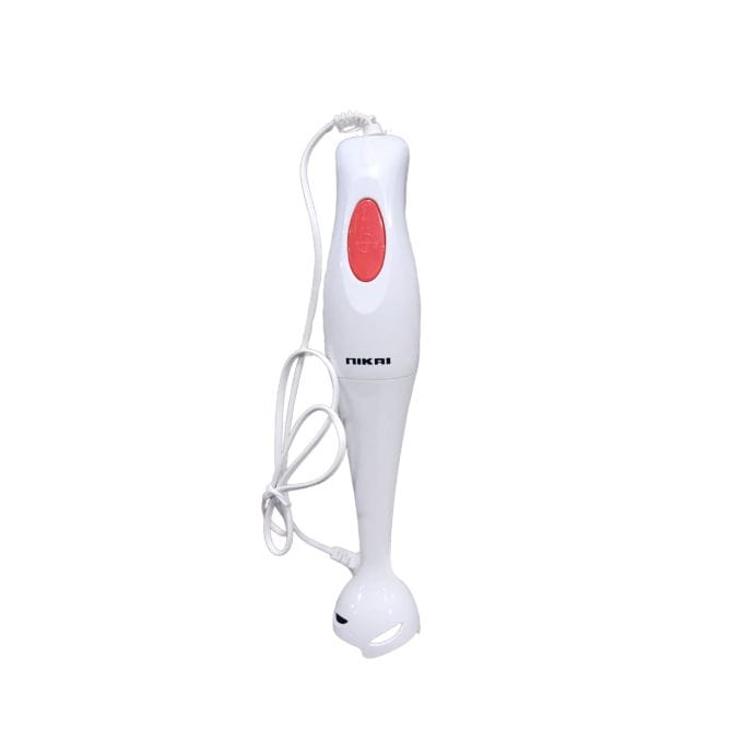 Nikai Electric Hand Blender 300W – White/Silver