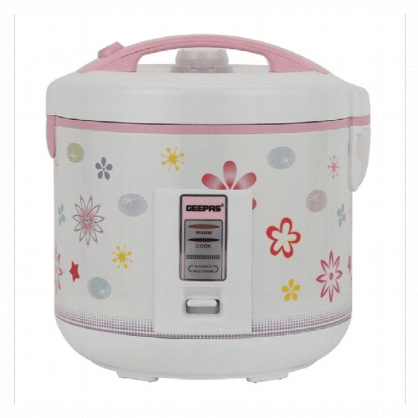 Geepas 3.2L Rice Cooker with Steam & Keep Warm, Non-Stick Inner Pot, 1089W