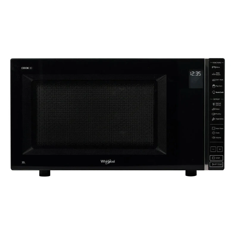 Whirlpool MAGICPRO 30SE 30L 900W Solo Microwave – Black