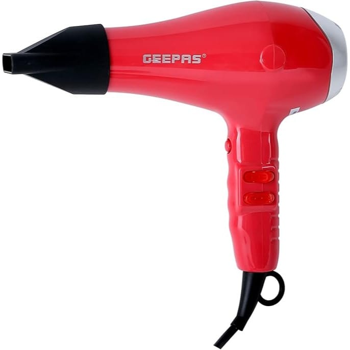 Geepas 2-Speed Settings 1500W | Cool Shot Function For Frizz Free Shine Detachable Cap