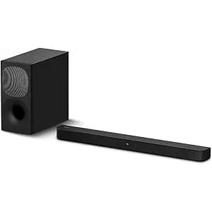 Sony HT-S400 2.1ch Soundbar with Powerful Wireless subwoofer, S-Force PRO Front Surround Sound, and Dolby Digital, Black