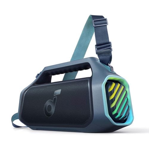 Anker Soundcore Boom 2 Plus – 140W Portable Bluetooth Speaker, BassUp 2.0, 20H Playtime, IPX7 Waterproof – Black