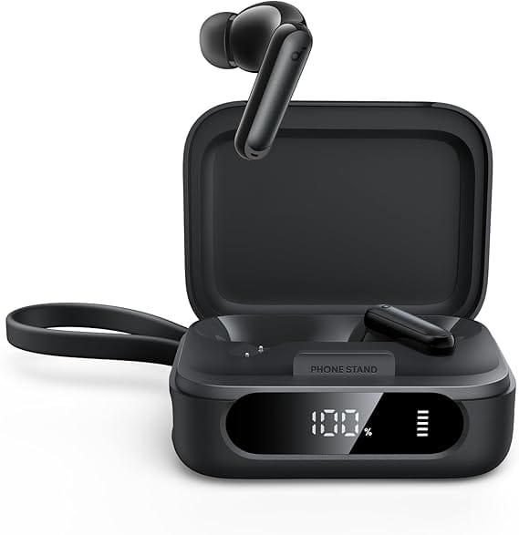 Soundcore P41i by Anker, Adaptive Noise Cancelling Earbuds with Portable Phone Charger, Only for USB-C Charging, 12H Playtime, 192H with Case, 6-Mic AI Clear Calls, IPX5 Wireless Bluetooth Earbuds