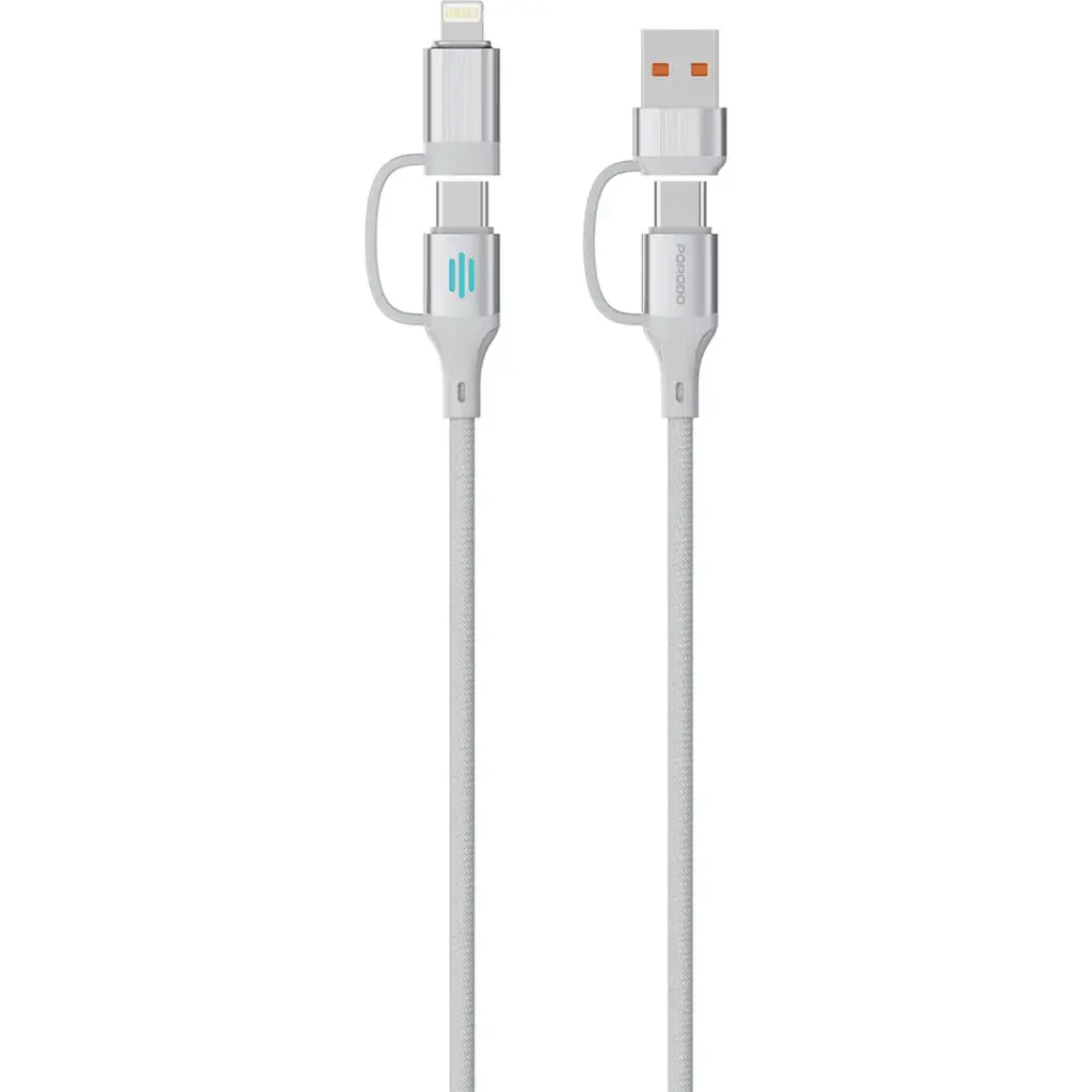 Porodo 4-In-1 High-Speed Charging Cable PD 240W