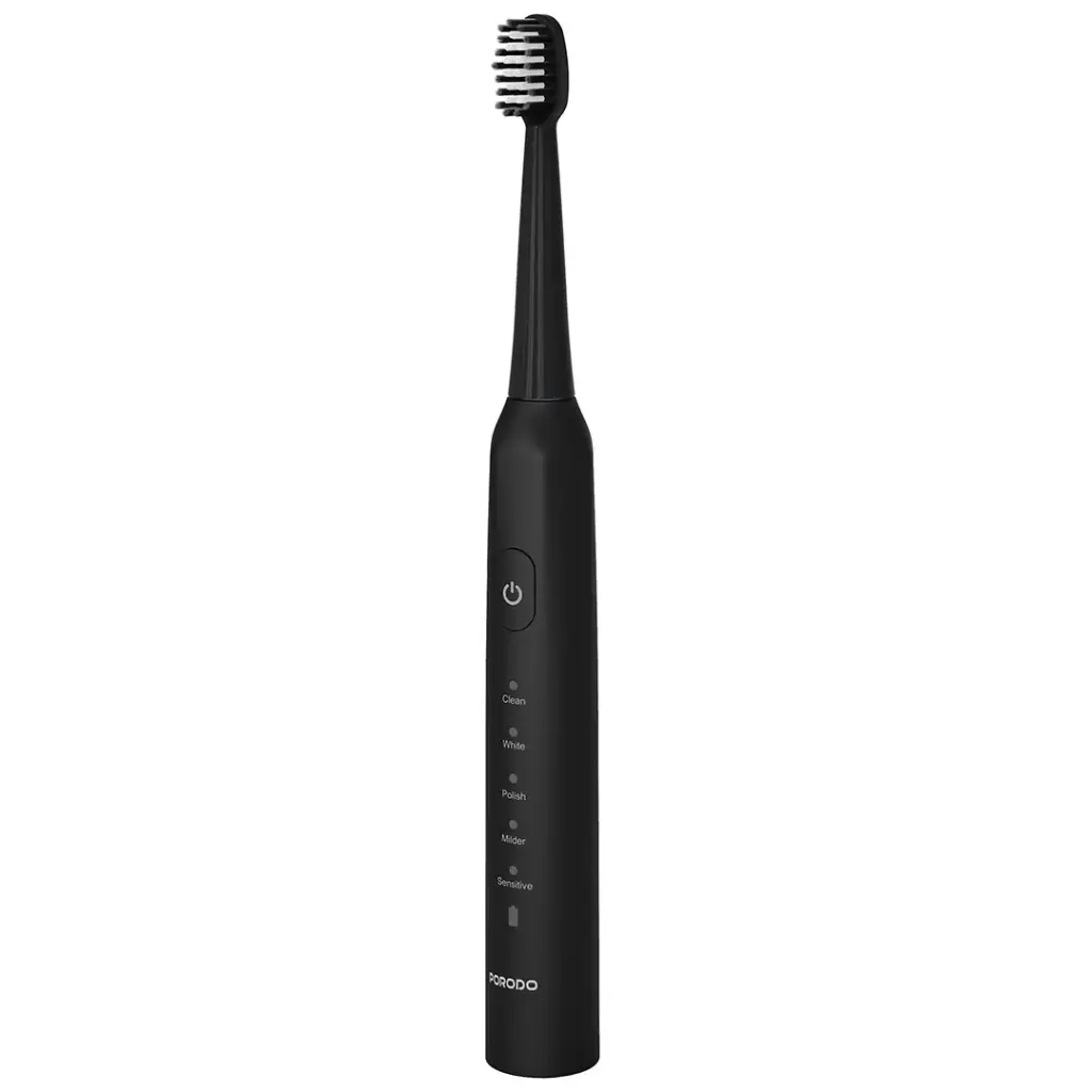 Porodo Lifestyle W-Sonic Electric Toothbrush - Black