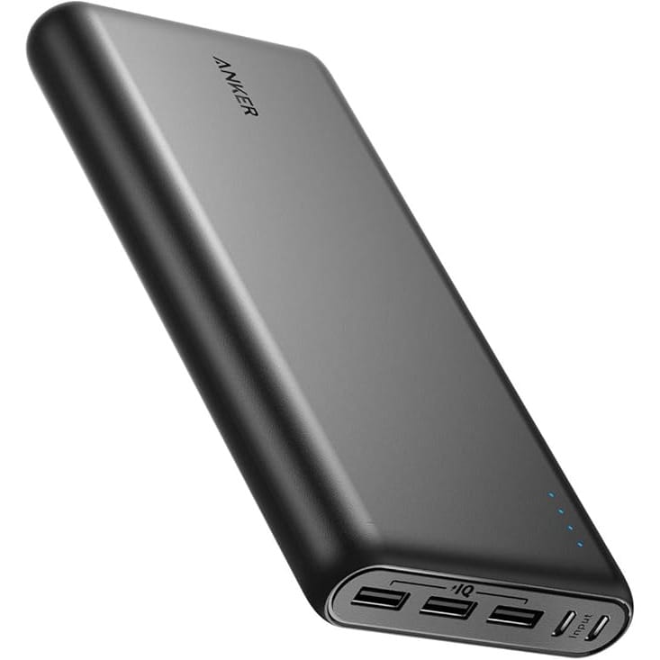Anker 337 Power Bank (PowerCore 26K) Portable Charger, 26800mAh External Battery with Dual Input Port and Double-Speed Recharging, 3 USB Ports for iPhone, iPad, Samsung, Android and Other Devices