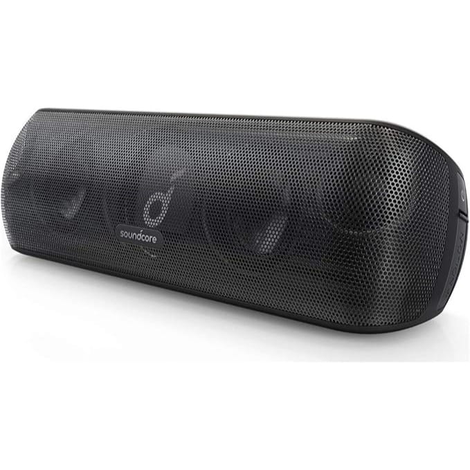 Soundcore Motion+ Bluetooth Speaker with Hi-Res 30W Audio, BassUp, Extended Bass and Treble, Wireless HIFI Portable Speaker with App, Customizable EQ, 12-Hour Playtime, IPX7 Waterproof, and USB-C