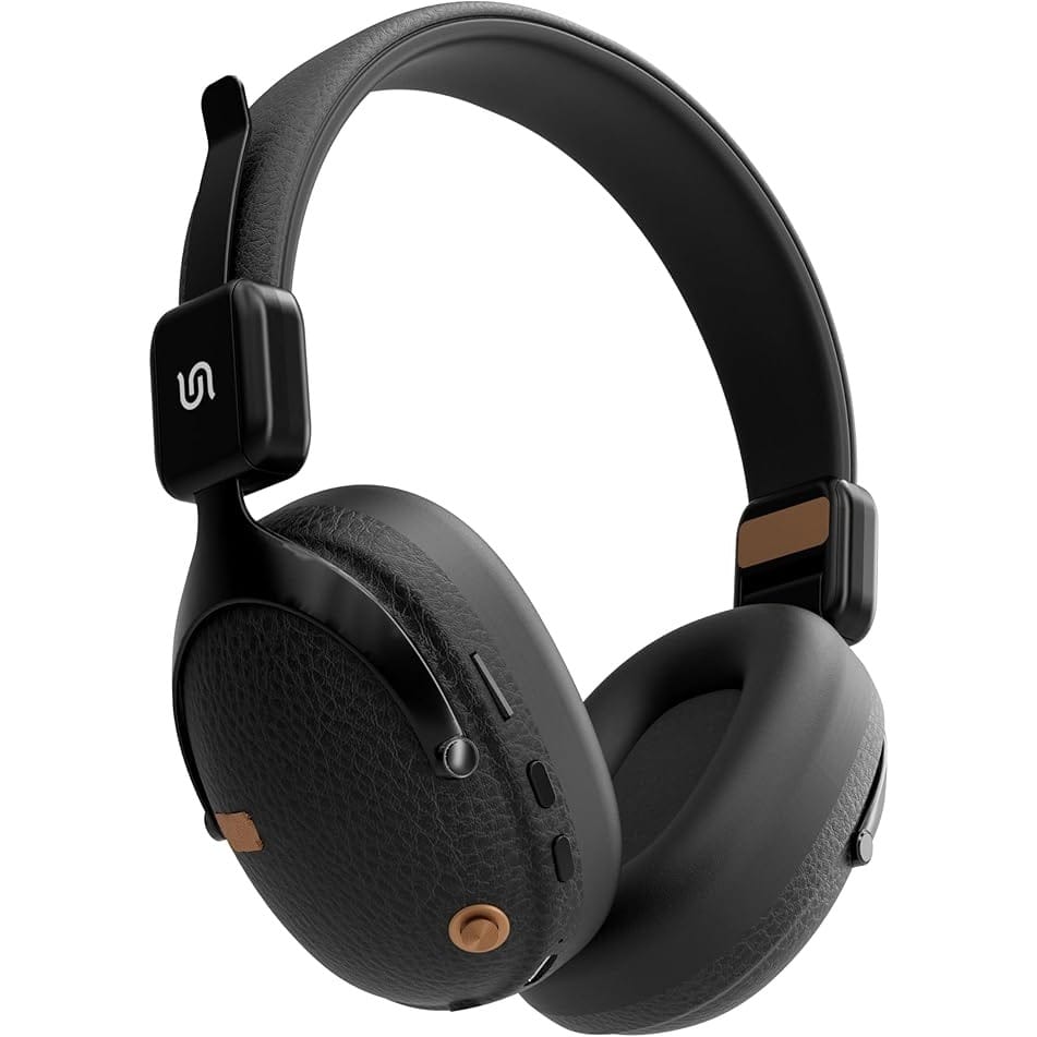 Porodo Onyx Sonic Wireless headphone, Bluetooth V5.4, Hi-Res Audio, Multi-Functional Key Control, 40mm Driver, 18H Playtime, Game & EQ Mode, TF Card Playback