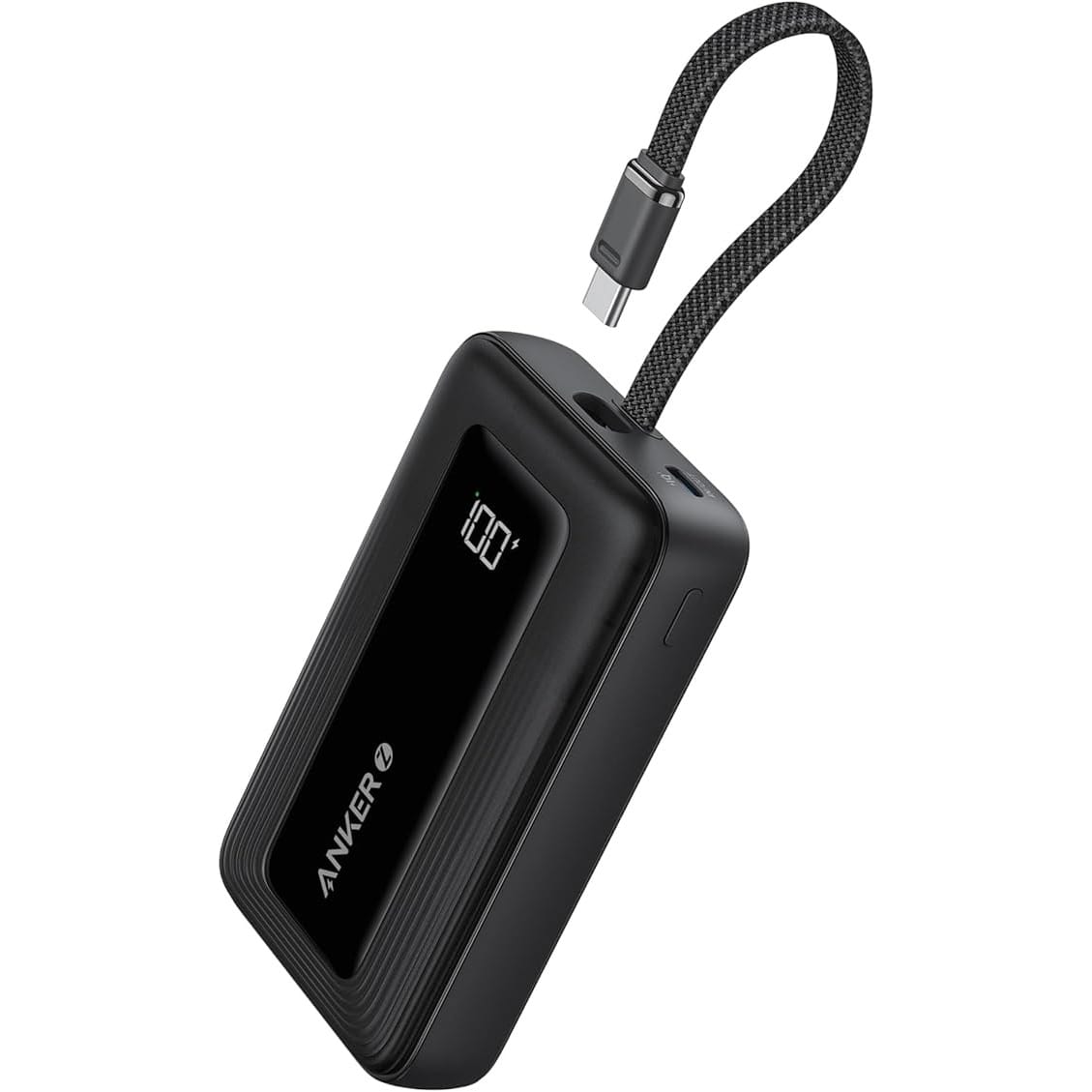Anker Zolo Power Bank (2025 Upgraded Version), 20,000mAh 30W High-Speed Portable Charger with Built-in USB-C Cable, Battery Pack for iPhone 17/16 / 15 Series, Galaxy, and More